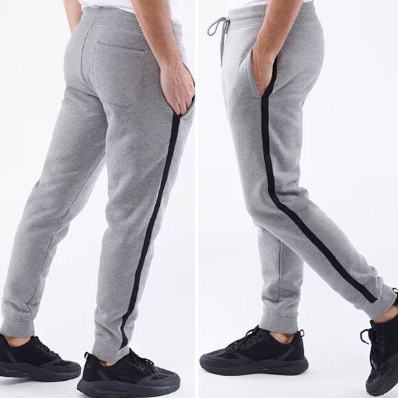 LAZER Men's Bonded Sherpa Side Stripe Joggers 2XL - Picture 13 of 16